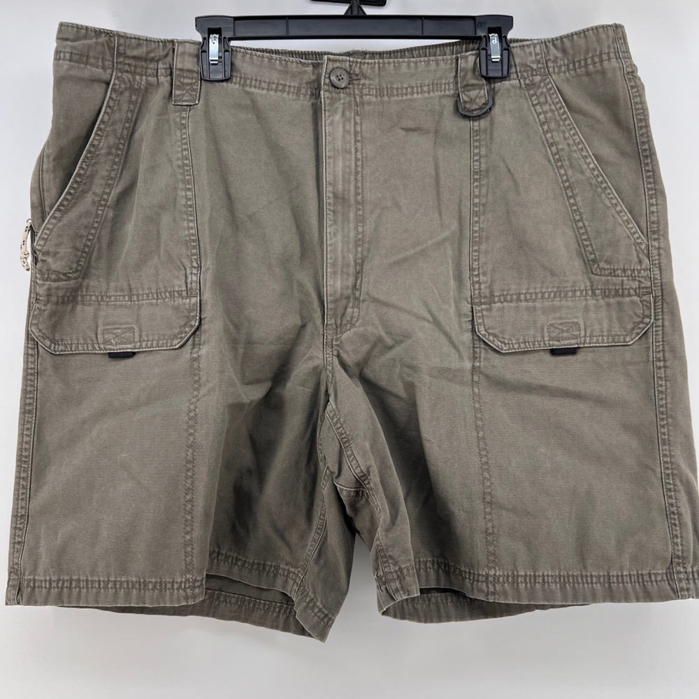 Wrangler Men's Gray Hiker Cargo Shorts Size 44 Multi Pocket Cotton New with Tags